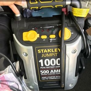 Stanley jump starter and air